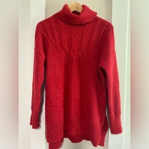 Maurices Vibrant Red Cowl Neck Sweater